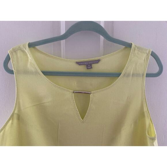 Women’s Valerie Stevens Linen and Rayon Size Medium Summer - Picture 3 of 4